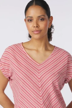 T-Shirt T-Shirt Jaquard-Tom Tailor Online