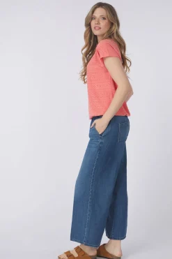 T-Shirt T-Shirt Ajour Crew Neck-Tom Tailor Fashion