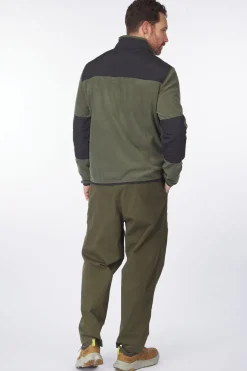 Clearance Topo Designs Fleece Vista 1/4 Zip Beetle / Black