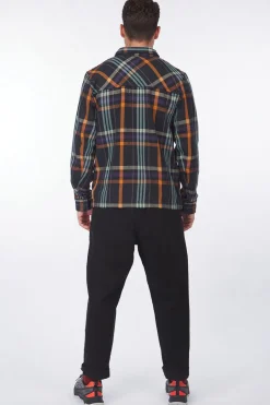 Fashion Topo Designs Hemd Mountain Shirt Jacket Black Multi Plaid
