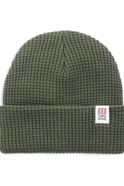 Fashion Topo Designs Muts Waffle Knit Beanie Beetle