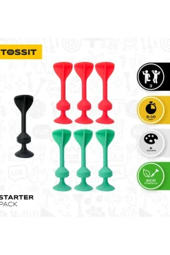 Sale Tossit Speelgoed Game Starter Pack Red Cyan