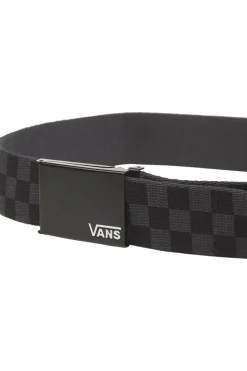 New Vans By Deppster Ii Web Belt Boys Dark Grey/Checks