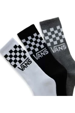 Sokken Drop V Classic Check Crew Sock White/Black/Heather-Vans New