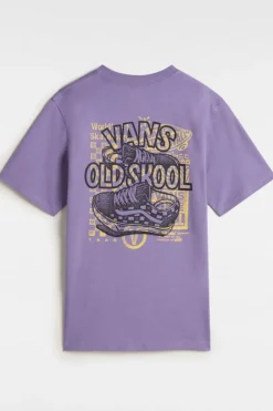 Sale Vans T-Shirt Old Skool Ss Purple Haze