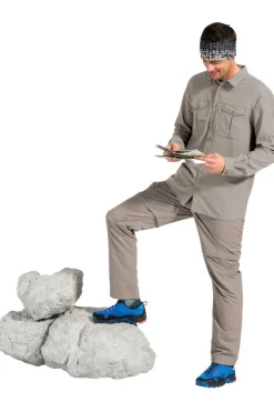 Sale Vaude Afritsbroek Farley Zo V Long Sand Brown