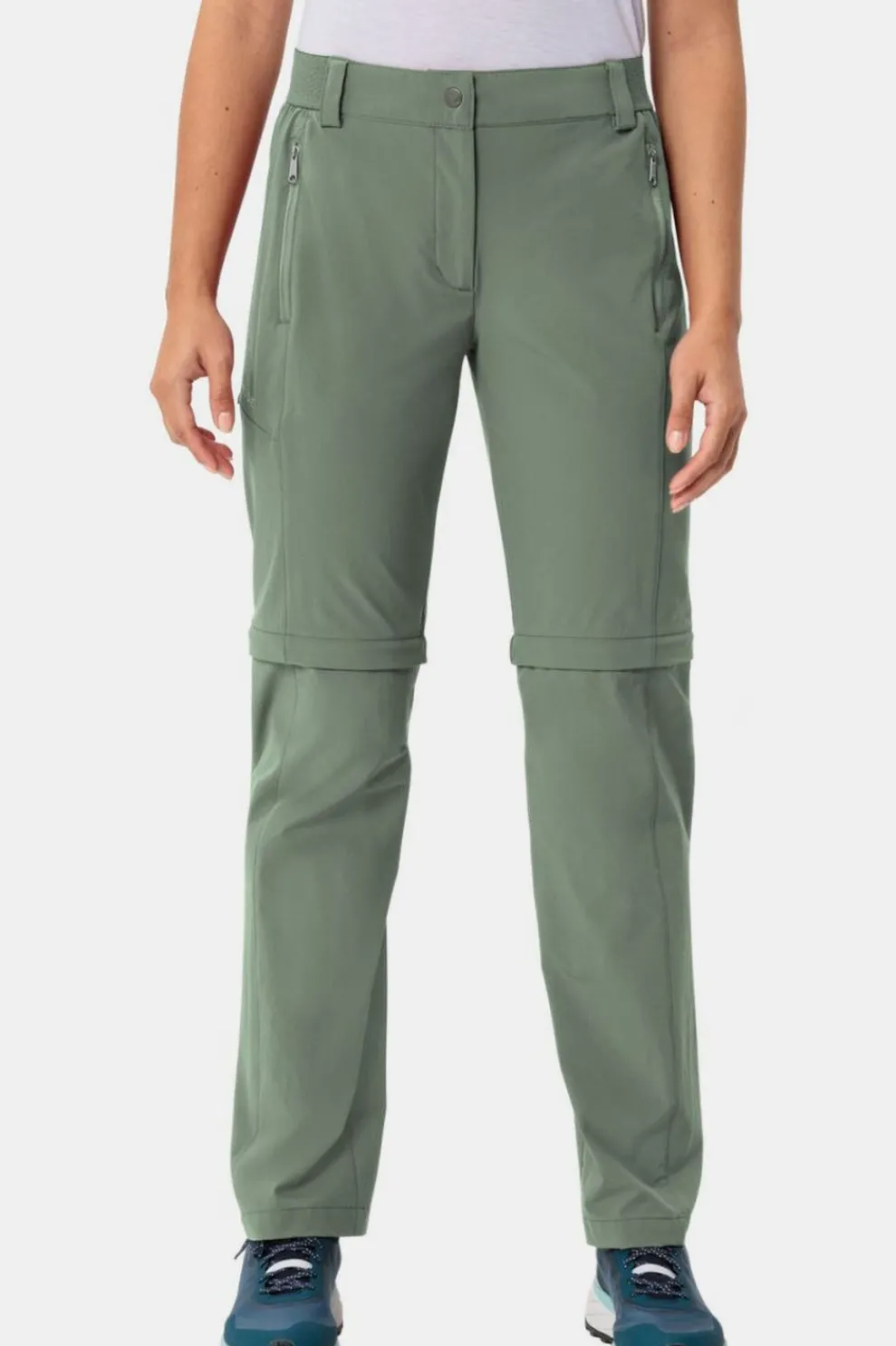 Best Vaude Afritsbroek Women'S Farley Stretch Zo T-Zip II Agave