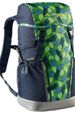 Online Vaude Dagrugzak Puck 14 green/dark blue