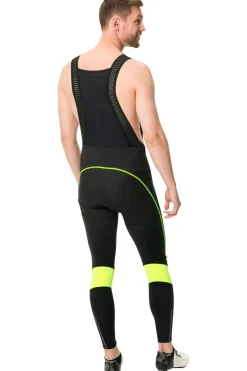 Hot Vaude Fietsbroek Kuro Warm Bib Tights black/yellow