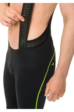 Hot Vaude Fietsbroek Kuro Warm Bib Tights black/yellow