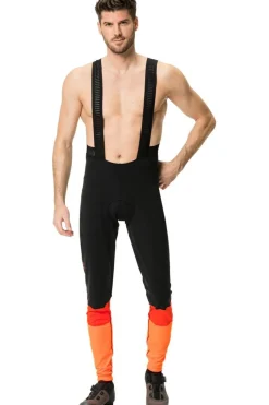 Outlet Vaude Fietsbroek Kuro Warm Bib Tights black/orange