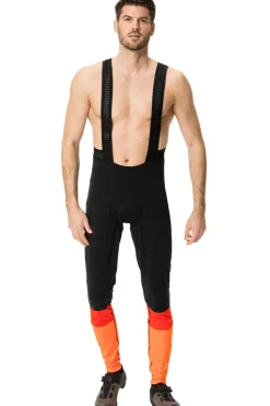 Outlet Vaude Fietsbroek Kuro Warm Bib Tights black/orange