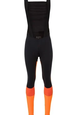 Outlet Vaude Fietsbroek Kuro Warm Bib Tights black/orange