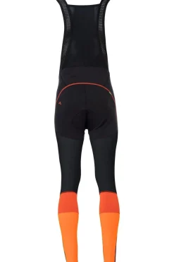 Outlet Vaude Fietsbroek Kuro Warm Bib Tights black/orange