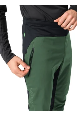 Fashion Vaude Fietsbroek Men'S Wintry Pants V mid green/black