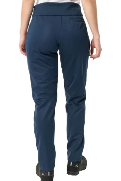 Clearance Vaude Fietsbroek Tremalzo Softshell Pants dark blue
