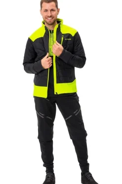 Outlet Vaude Fietsjas Minaki III black/yellow