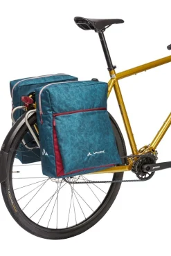 Discount Vaude Fietstas Achter Twinzipper Dark Petrol