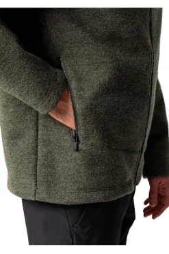 Fashion Vaude Fleece Men'S Tinshan Hoodie Khaki