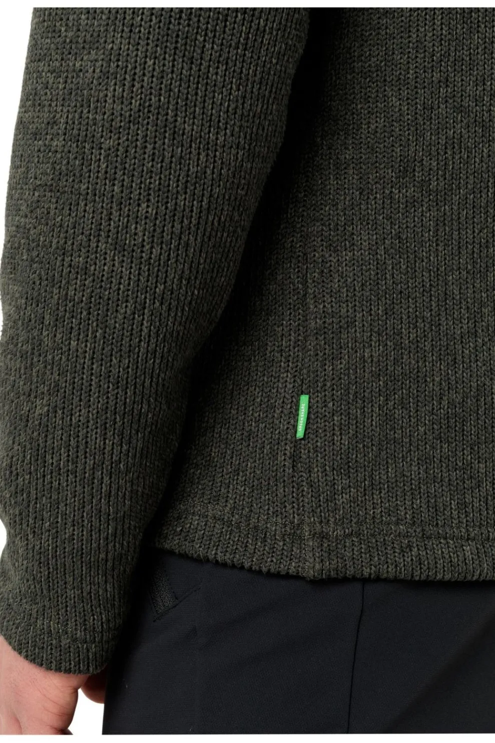 Hot Vaude Fleece Tesero Pullover Khaki