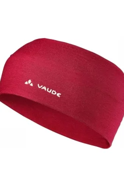 Online Vaude Haarband Cassons Merino dark red