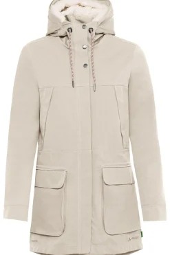 New Vaude Jas Women'S Manukau Parka II Ecru
