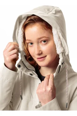 New Vaude Jas Women'S Manukau Parka II Ecru