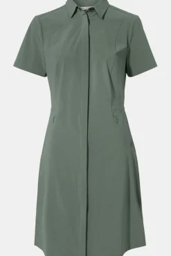 Hot Vaude Jurk Farley Stretch Olive Green