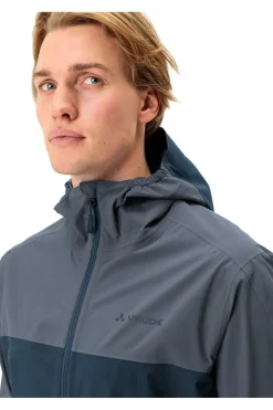 Clearance Vaude Men'S Moab Rain Jacket mid grey