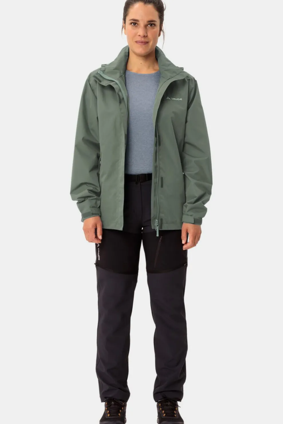 Outlet Vaude Regenjas Escape Light Agave