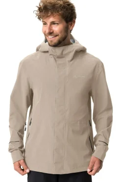 New Vaude Regenjas Men'S Yaras Rain Jacket Ii Linen