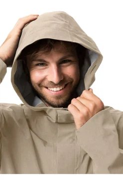 New Vaude Regenjas Men'S Yaras Rain Jacket Ii Linen
