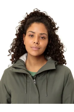 Fashion Vaude Regenjas Women'S Coreway Parka mid khaki
