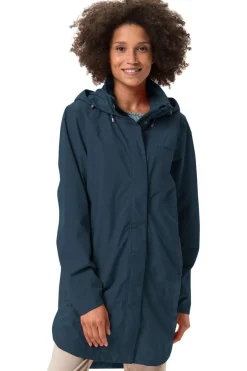 Sale Vaude Regenjas Women's Mineo 2.5L Coat Dark Sea