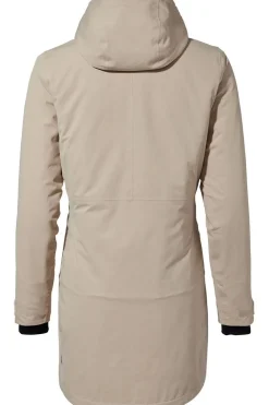 Hot Vaude Regenjas Women'S Skomer Wool Parka Ii Beige