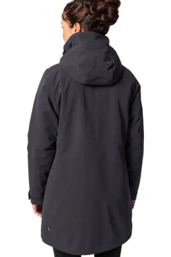 Sale Vaude Regenjas Women'S Skomer Wool Parka Ii black