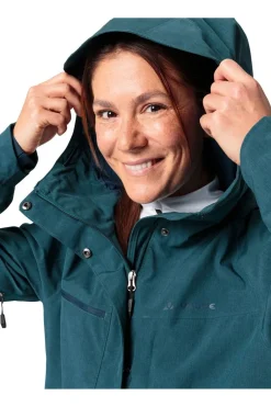 Online Vaude Regenjas Yaras Warm Rain Jacket dark green