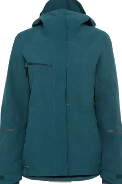 Online Vaude Regenjas Yaras Warm Rain Jacket dark green