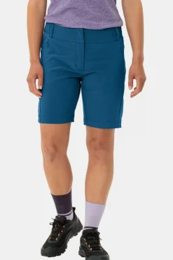Outlet Vaude Short Women'S Skomer Bermuda Shorts mid blue