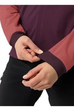Online Vaude Softshell Jas Women'S Qimsa Hooded Softshell Jacket Mid Red/Bordeaux / Maroon