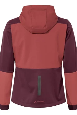 Online Vaude Softshell Jas Women'S Qimsa Hooded Softshell Jacket Mid Red/Bordeaux / Maroon