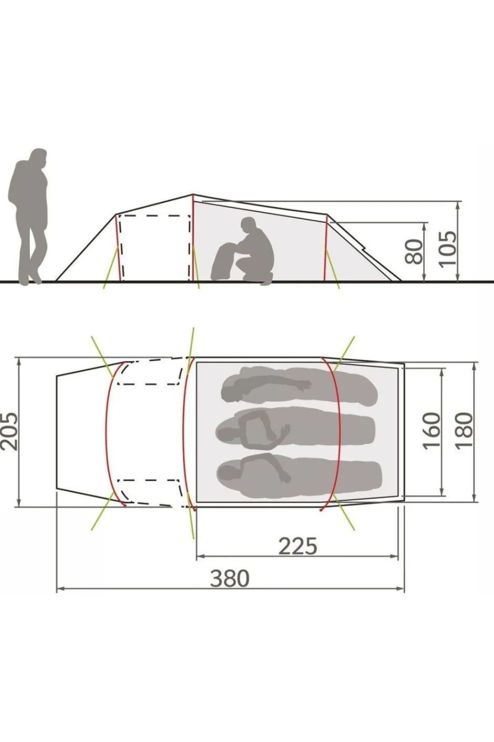 Tent Arco Xt 3P-Vaude Online