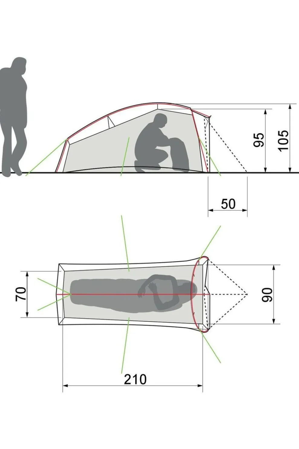Tent Taurus Sul 1P-Vaude New
