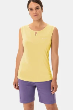 Clearance Vaude Top Women'S Skomer Hiking Top light yellow
