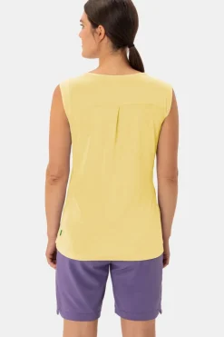 Clearance Vaude Top Women'S Skomer Hiking Top light yellow