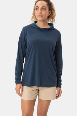 Hot Vaude Trui Women'S Mineo Ls Hoody dark blue