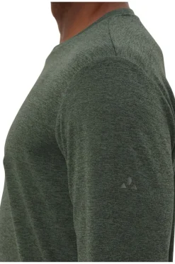 Sale Vaude T-Shirt Essential Ls Tee Olive Green