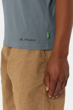 Outlet Vaude T-Shirt Men'S Cyclist Casual Shirt dark grey