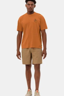 Clearance Vaude T-Shirt Men'S Cyclist Casual Shirt Orange/Mustard