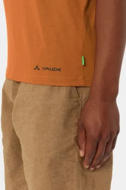 Clearance Vaude T-Shirt Men'S Cyclist Casual Shirt Orange/Mustard